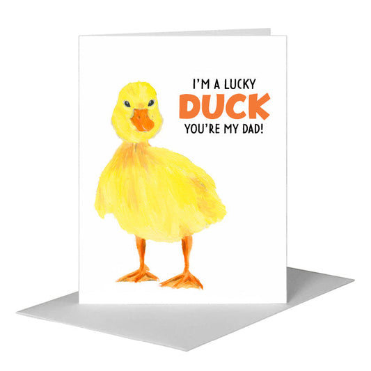 Duckling, Greeting Card (#8308F) A2 Card Front, www.printedcanvas.com