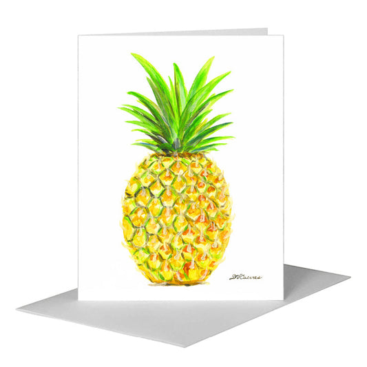 Pineapple, Greeting Card (#8309A) A2 Card Front, www.printedcanvas.com