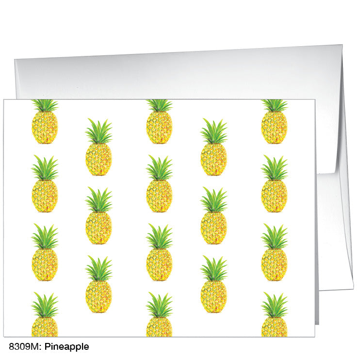 Pineapple, Greeting Card (8309M), A2 Card Front, www.printedcanvas.com