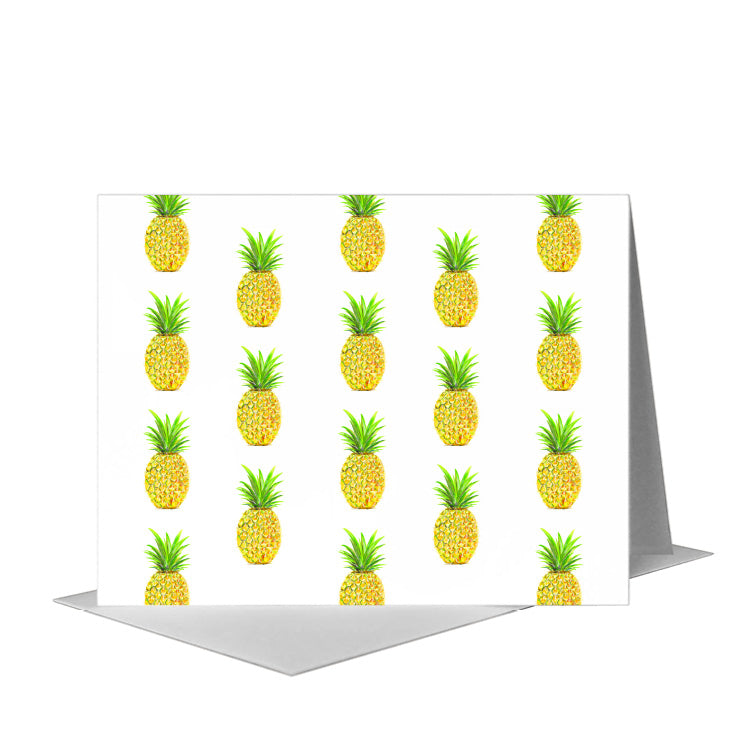 Pineapple, Greeting Card (#8309M), A2 Card Front, www.printedcanvas.com