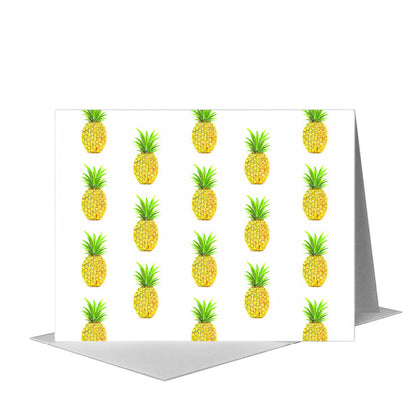 Pineapple, Greeting Card (#8309M), A2 Card Front, www.printedcanvas.com