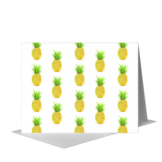 Pineapple, Greeting Card (#8309M) A2 Card Front, www.printedcanvas.com
