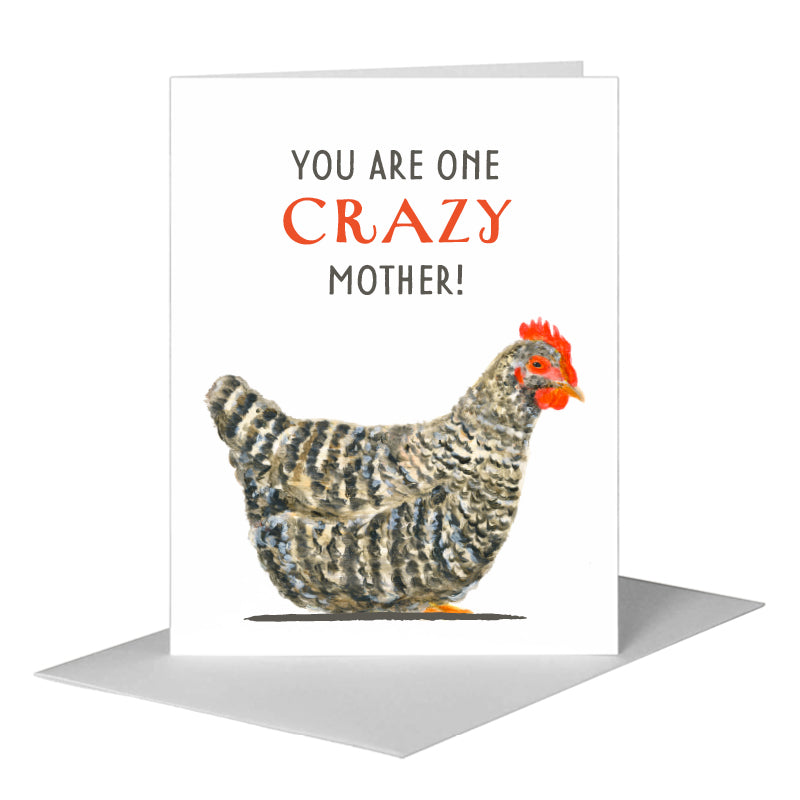 Pepper Hen, Greeting Card (#8311A) A2 Card Front, www.printedcanvas.com