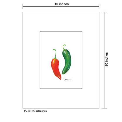 Jalapenos, Print (#8312A)