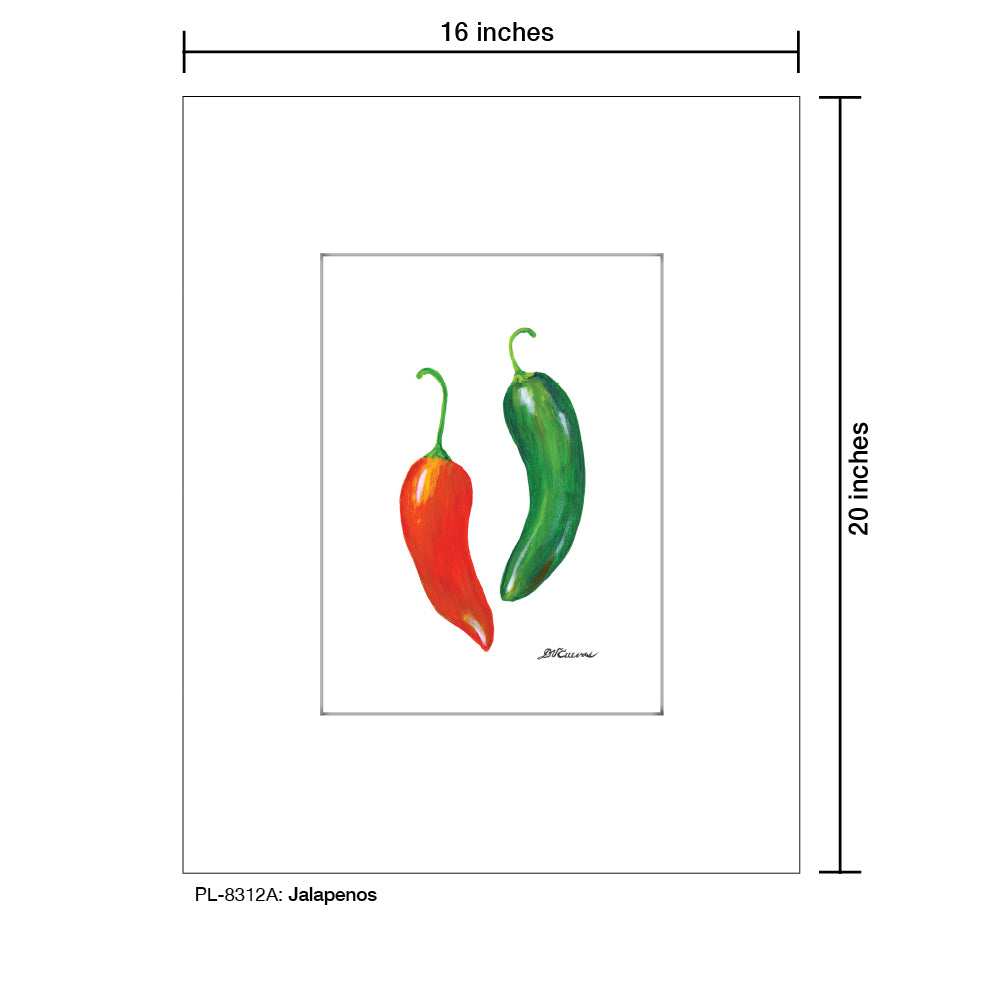 Jalapenos, Print (#8312A)