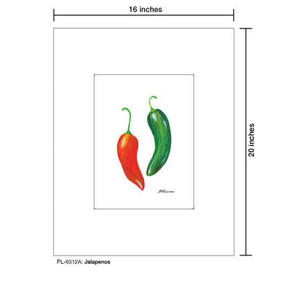 Jalapenos, Print (#8312A)