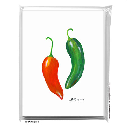 Jalapenos, Greeting Card (#8312A)