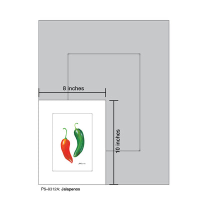 Jalapenos, Print (#8312A)