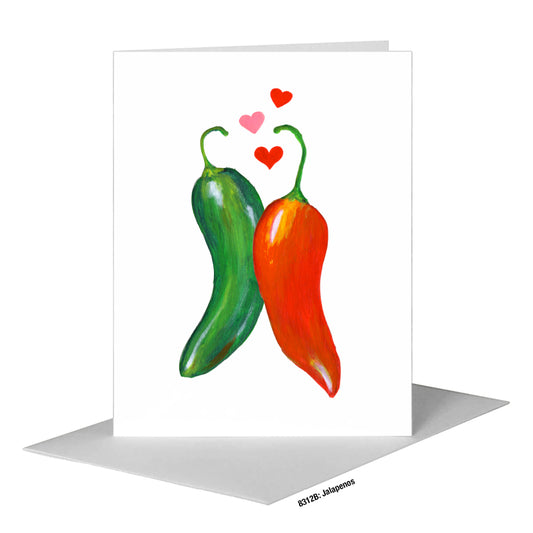 Jalapenos, Greeting Card (#8312B)