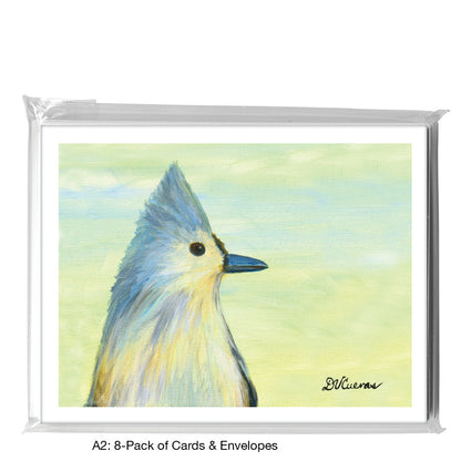 Tufted Titmouse, Greeting Card (8313A), A2 8-Pack, printedcanvas.com