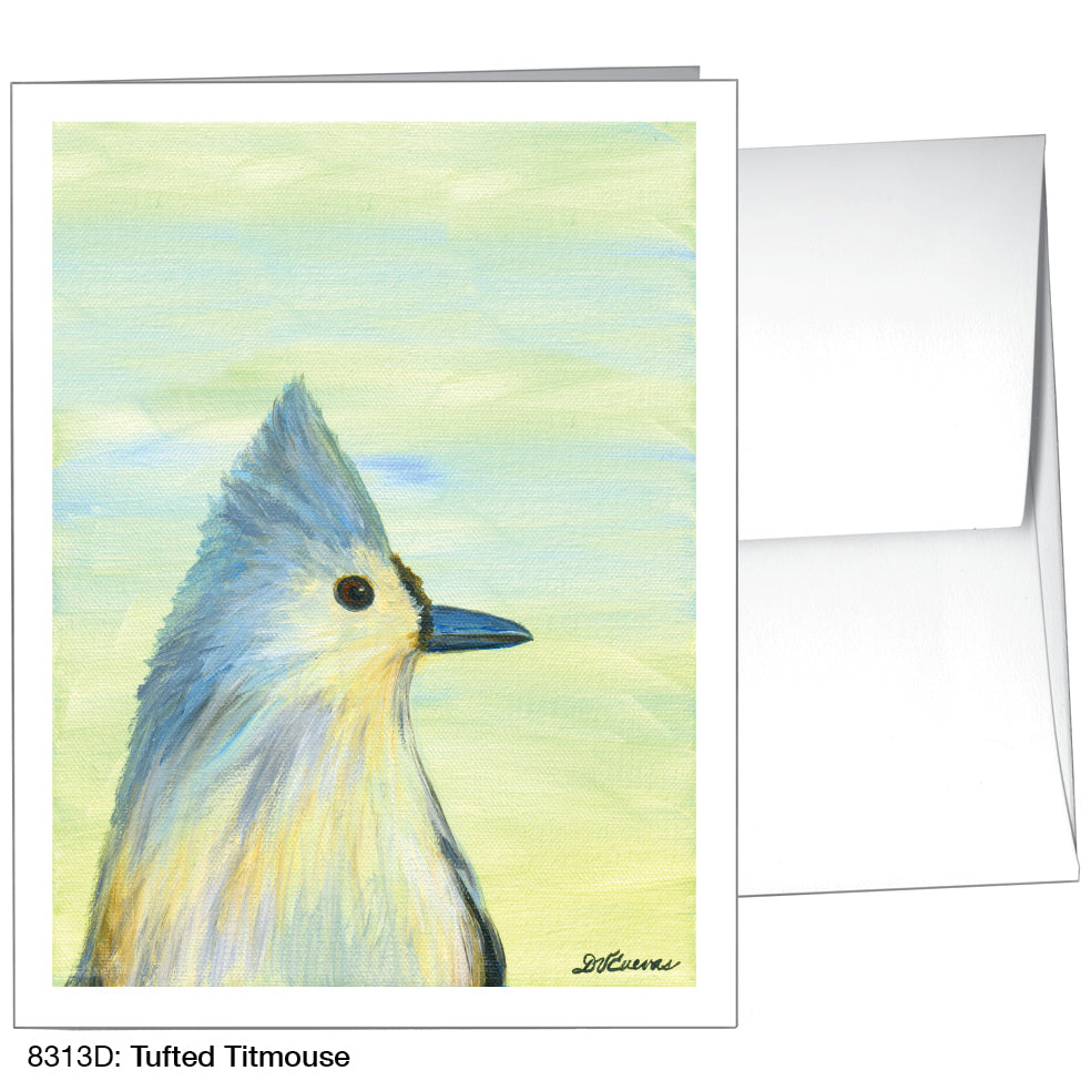 Tufted Titmouse, Greeting Card (8313D), A2, printedcanvas.com