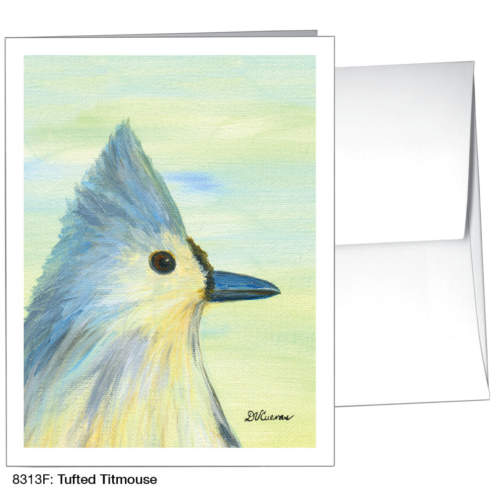 Tufted Titmouse, Greeting Card (8313F), A2, printedcanvas.com