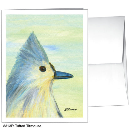 Tufted Titmouse, Greeting Card (8313F), A2, printedcanvas.com