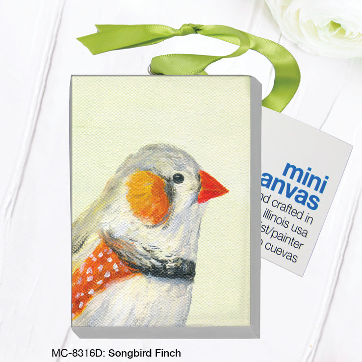 Songbird Finch, Mini Canvas (MC-8316D), Mini Canvas, www.printedcanvas.com
