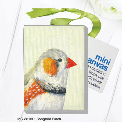 Songbird Finch, Mini Canvas (MC-8316D), Mini Canvas, www.printedcanvas.com