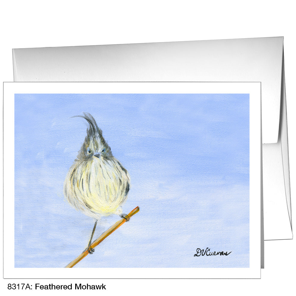 Feather Mohawk, Greeting Card (8317A), A2, printedcanvas.com