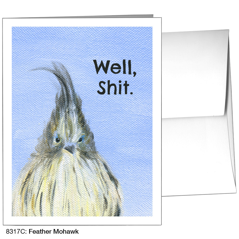 Feather Mohawk, Greeting Card (8317C), A2, printedcanvas.com