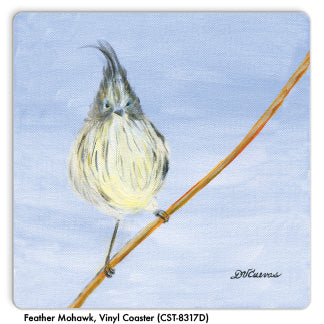 Feather Mohawk, Vinyl Coaster (CST-8317D)