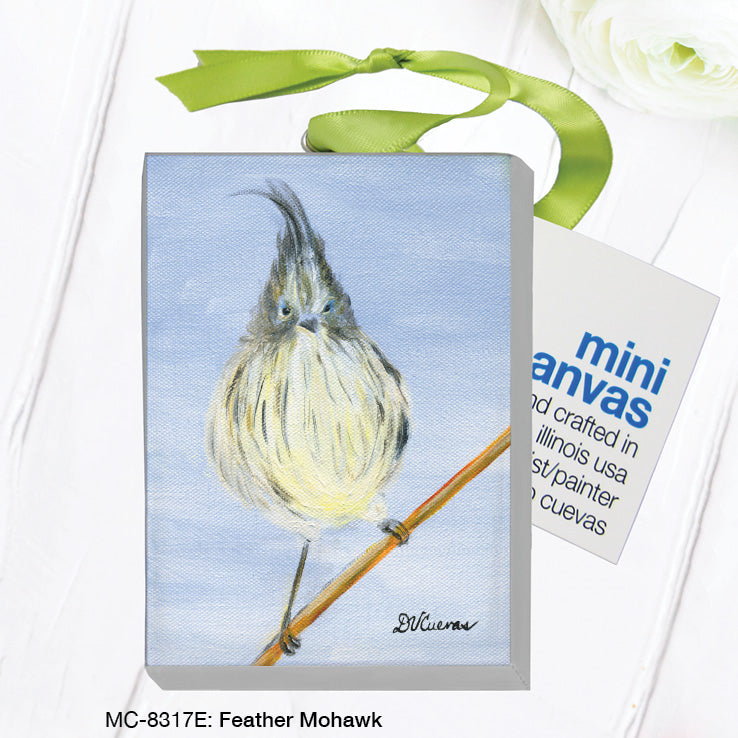 Feather Mohawk, Mini Canvas (MC-8317E), Front, printedcanvas.com