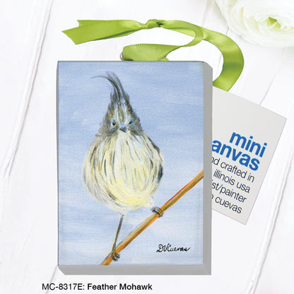 Feather Mohawk, Mini Canvas (MC-8317E), Front, printedcanvas.com