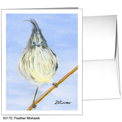 Feather Mohawk, Greeting Card (8317E), A2, printedcanvas.com