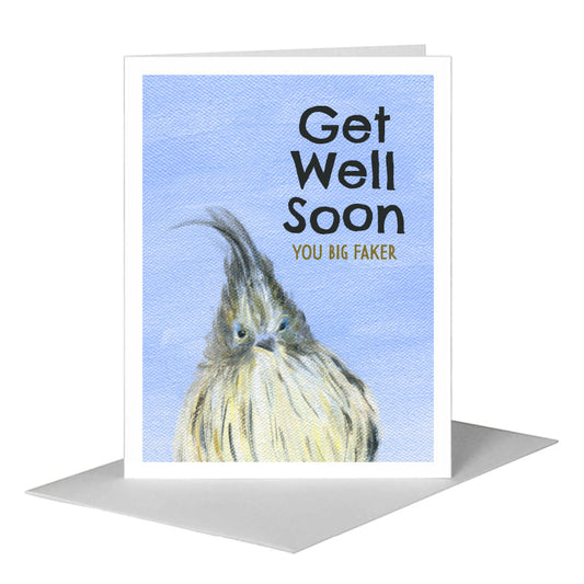 Feather Mohawk, Greeting Card (#8317F) A2 Card Front, www.printedcanvas.com