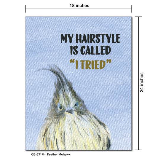 Feather Mohawk, Card Board (8317H)