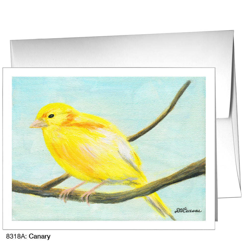 Canary, Greeting Card (8318A), A2, printedcanvas.com