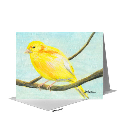 Canary, Greeting Card (#8318A)