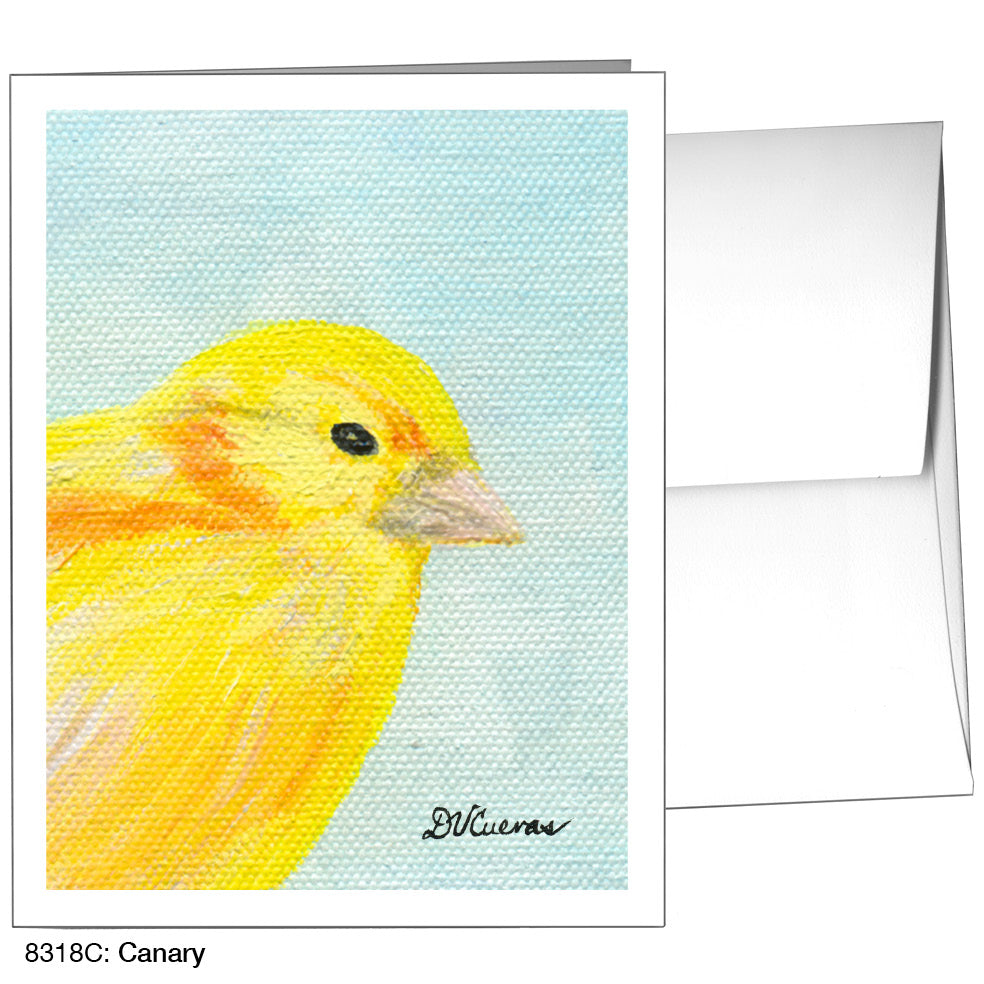 Canary, Greeting Card (8318C), A2 Card Front, www.printedcanvas.com