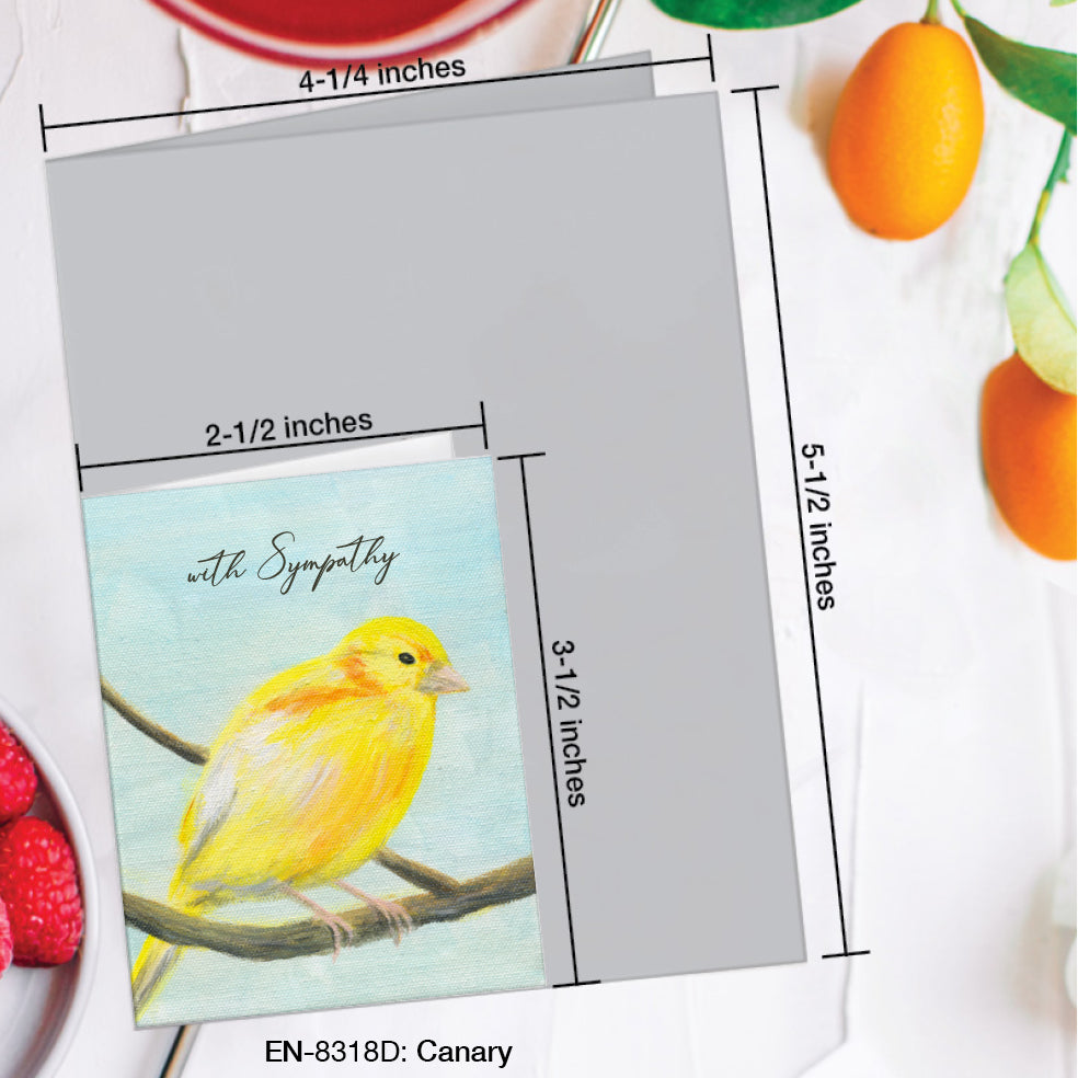 Canary, Greeting Card (#8318D)