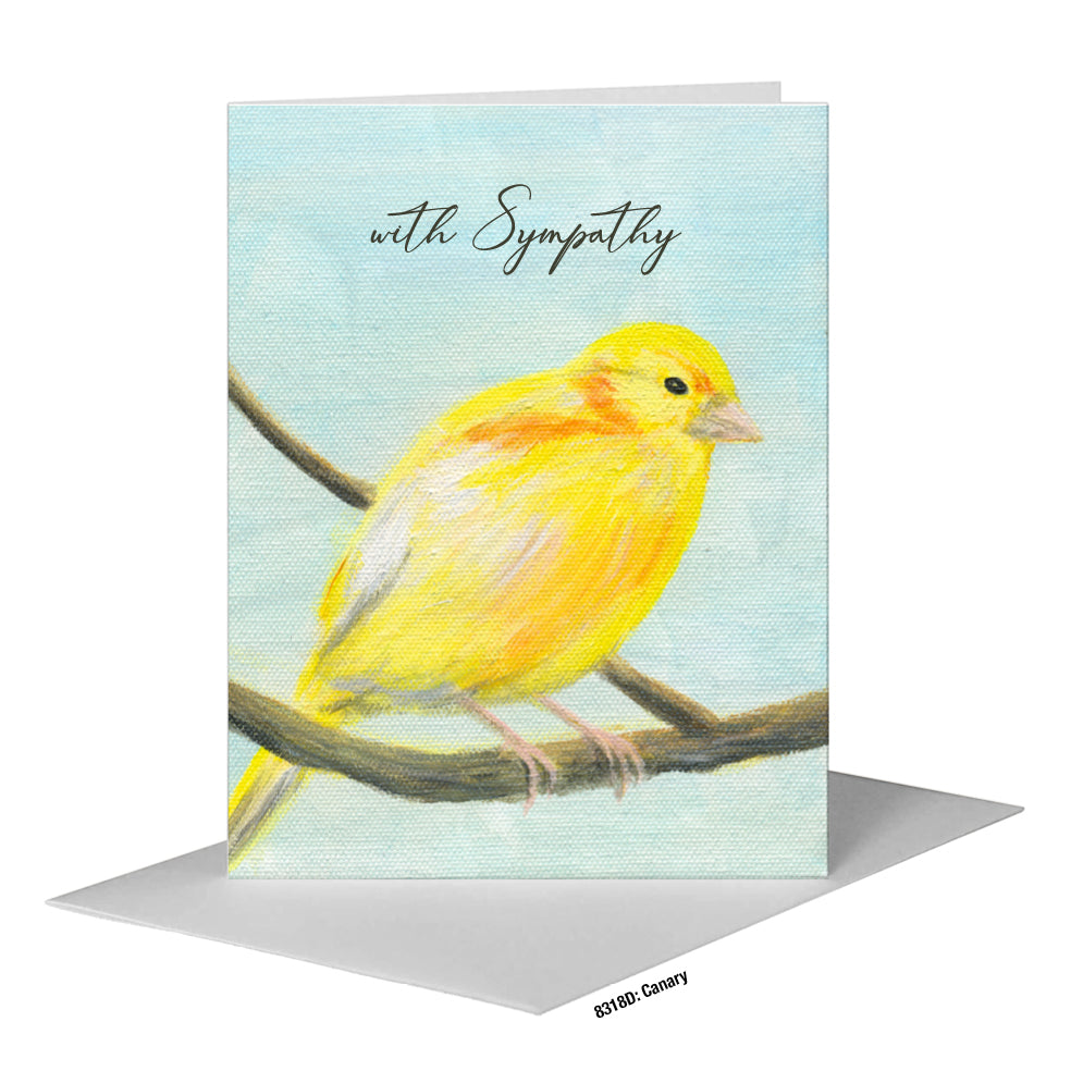 Canary, Greeting Card (#8318D)