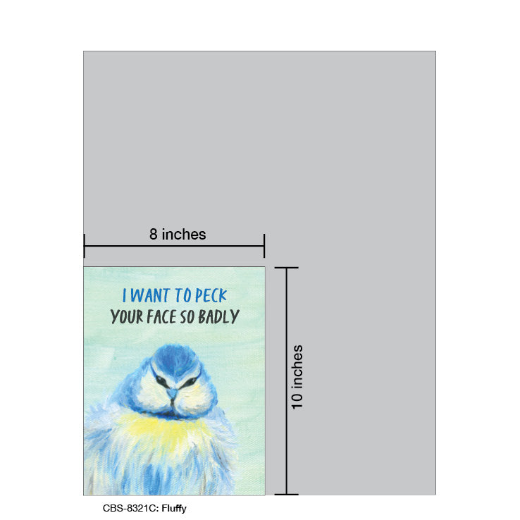 Fluffy, Card Board (8321C), Card Board: 8x10, printedcanvas.com