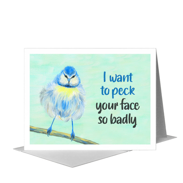 Fluffy, Greeting Card (#8321CA), A2 Card Front, www.printedcanvas.com