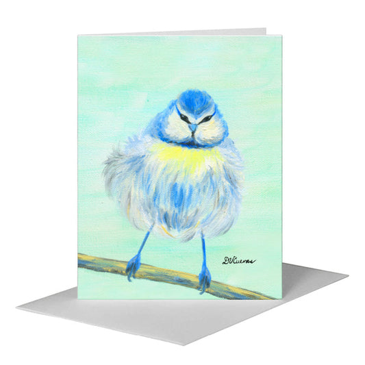 Fluffy, Greeting Card (#8321D) A2 Card Front, www.printedcanvas.com