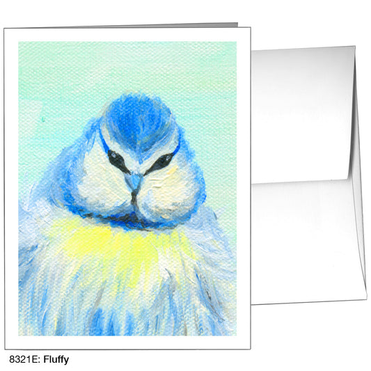 Fluffy, Greeting Card (8321E), A2 Card Front, www.printedcanvas.com