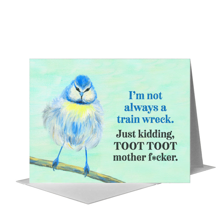 Fluffy, Greeting Card (#8321G), A2 Card Front, www.printedcanvas.com