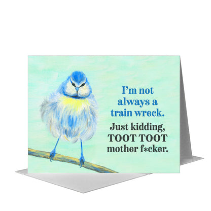 Fluffy, Greeting Card (#8321G), A2 Card Front, www.printedcanvas.com