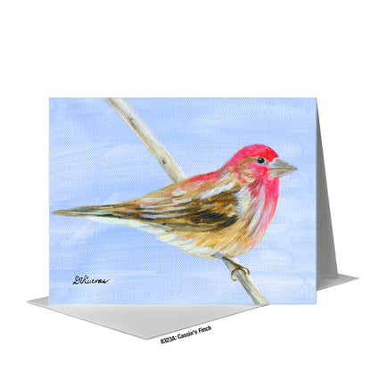 Cassin's Finch, Greeting Card (#8323A)