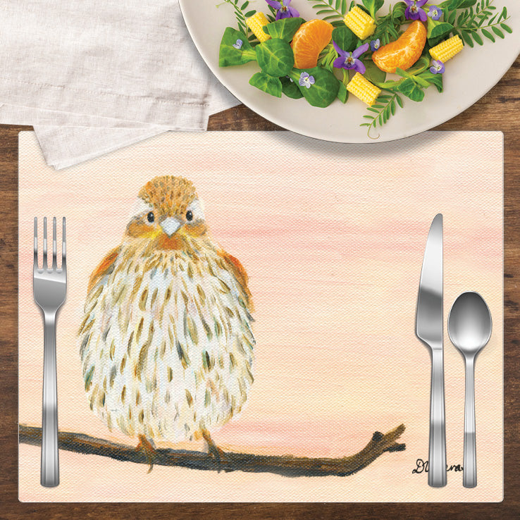 Sweet Finch, Vinyl Placemat (PMT-8325A)