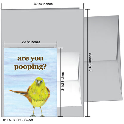 Skeet, Greeting Card (#8326B)