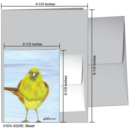 Skeet, Greeting Card (8326E), Enclosure, printedcanvas.com
