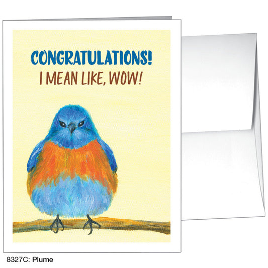 Plume, Greeting Card (8327C), A2, printedcanvas.com