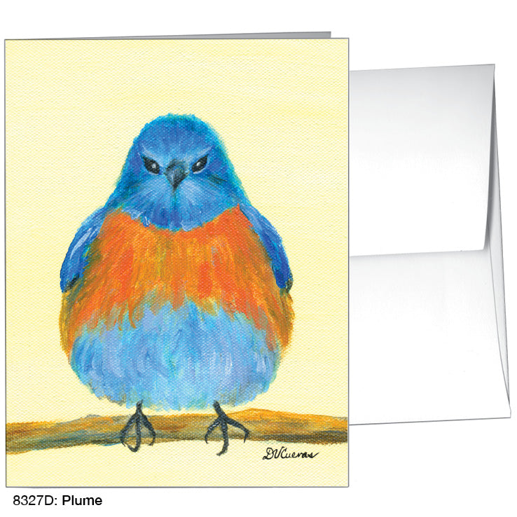 Plume, Greeting Card (8327D), A2 Card Front, www.printedcanvas.com