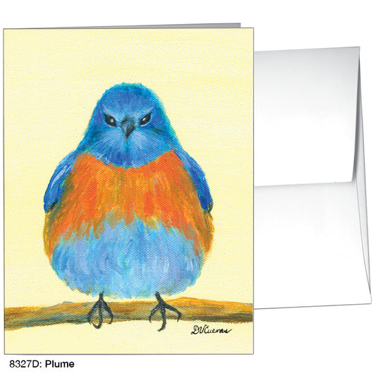 Plume, Greeting Card (8327D), A2 Card Front, www.printedcanvas.com
