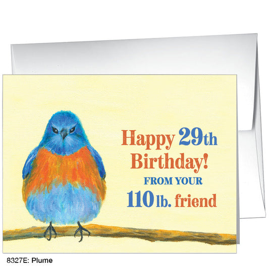 Plume, Greeting Card (8327E)