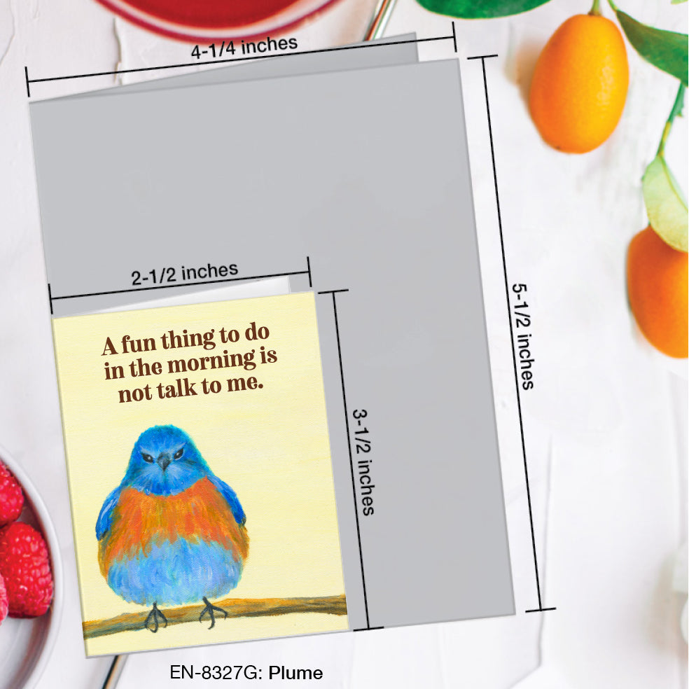 Plume, Greeting Card (#8327G)