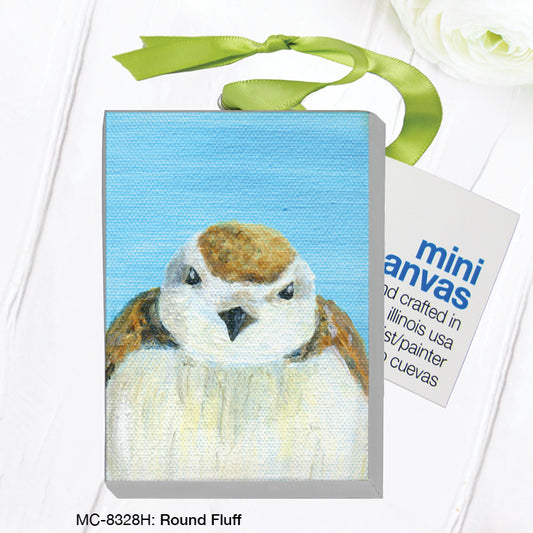 Round Fluff, Mini Canvas (MC-7A149H), Front, printedcanvas.com