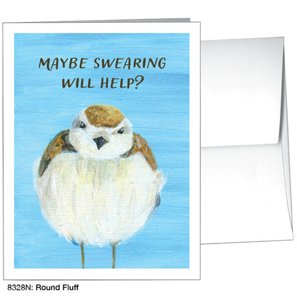 Round Fluff, Greeting Card (8328N)