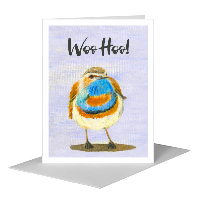 Rich Feathers, Greeting Card (#8329C), A2 Card Front, www.printedcanvas.com